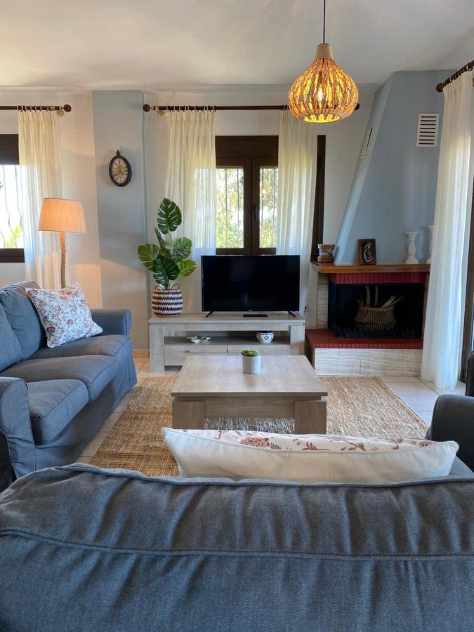 Sea View Villa Anastasia อิเอริสโซส ภายนอก รูปภาพ