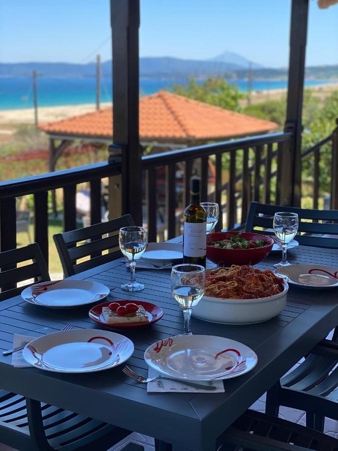 Sea View Villa Anastasia อิเอริสโซส ภายนอก รูปภาพ